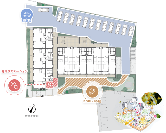 敷地配置図