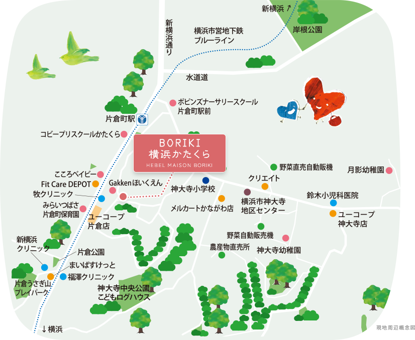 現地周辺概念図