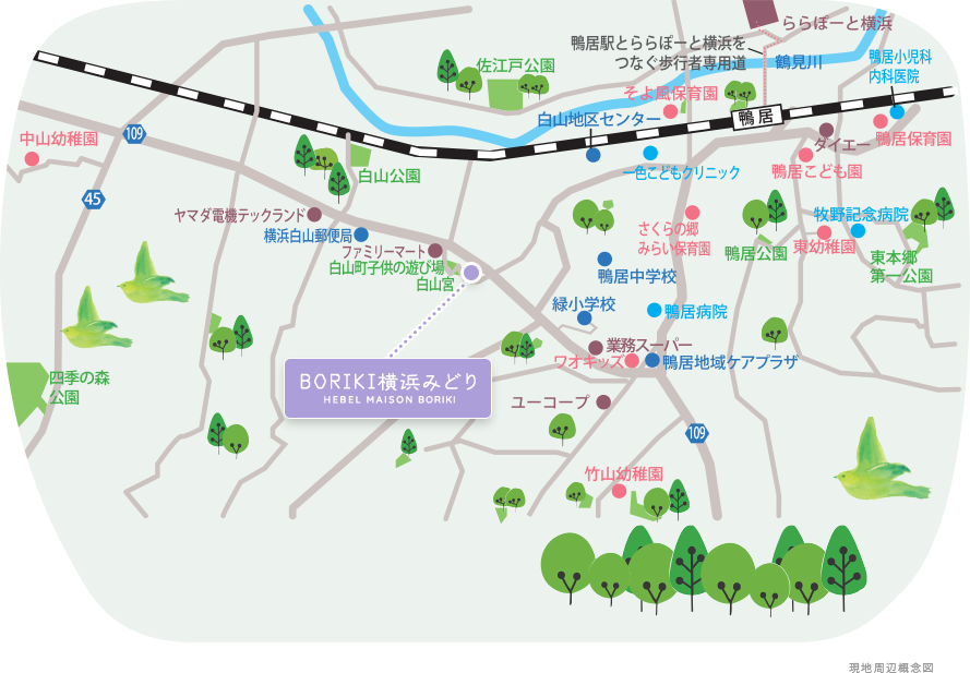 現地周辺概念図