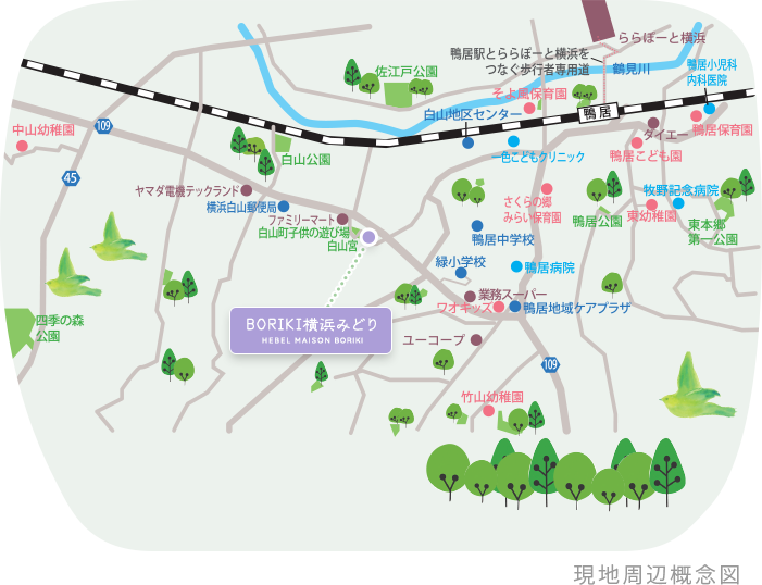 現地周辺概念図