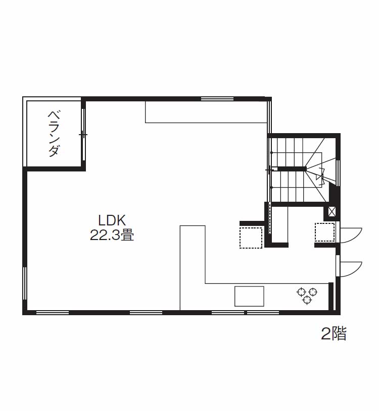 限られた敷地を有効に活かした3階・4階建て 外観・内観・間取り