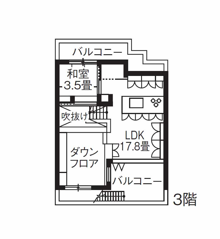 限られた敷地を有効に活かした3階・4階建て 外観・内観・間取り