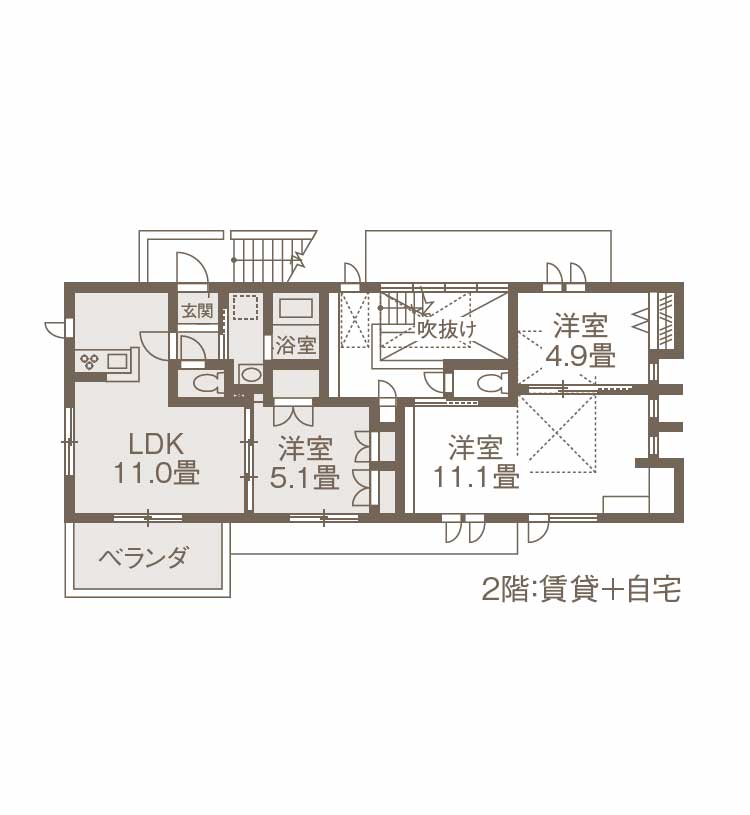 賃貸併用住宅・賃貸専用住宅 外観・内観・間取り