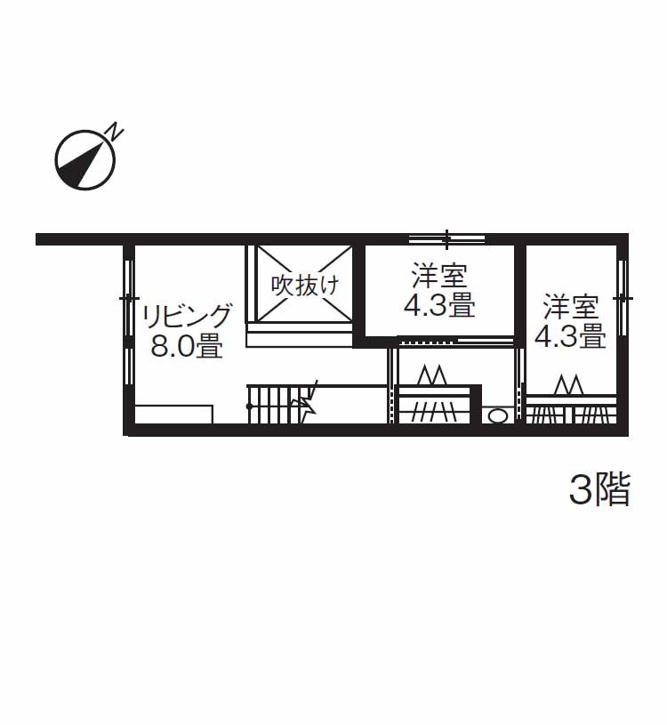 限られた敷地を有効に活かした3階・4階建て 外観・内観・間取り