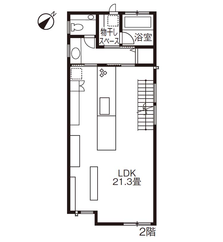 限られた敷地を有効に活かした3階・4階建て 外観・内観・間取り