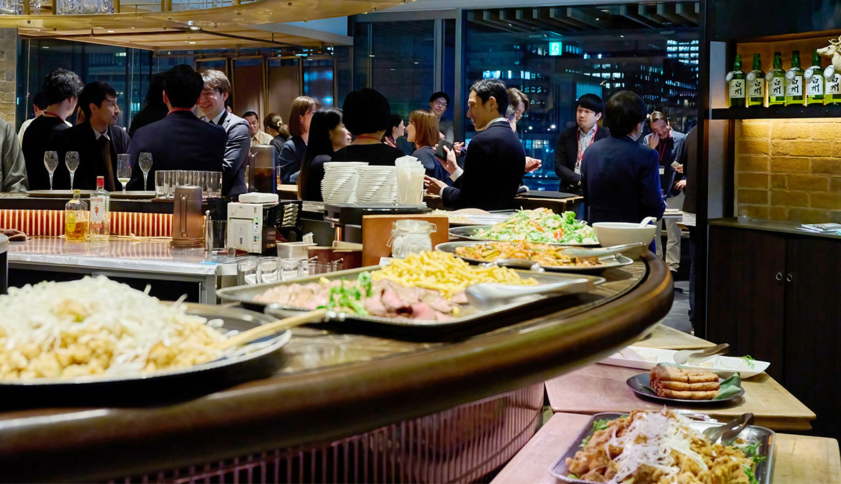 ヘーベルハウスLONGLIFE IS BEAUTIFULの50記事公開記念で提供された丸の内SCeNT HOUSE DEN Marunouchi - セントハウスの料理