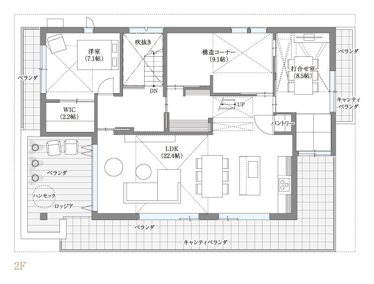 所沢西展示場 RATIUS GR 間取り・プラン