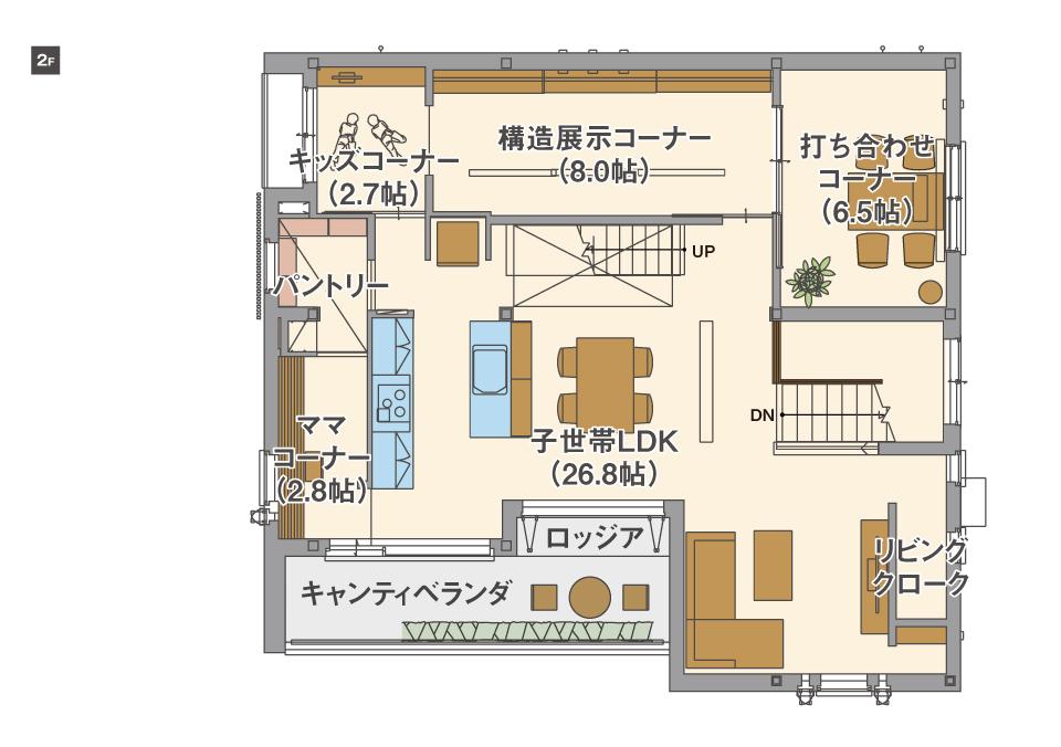 わらび展示場 フレックス 間取り・プラン