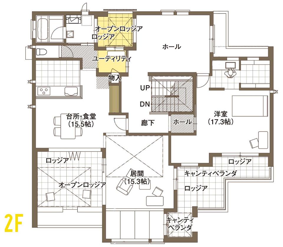 FREX一宮展示場 フレックス（奥様必見の家事動線＆そらのま空間） 間取り・プラン