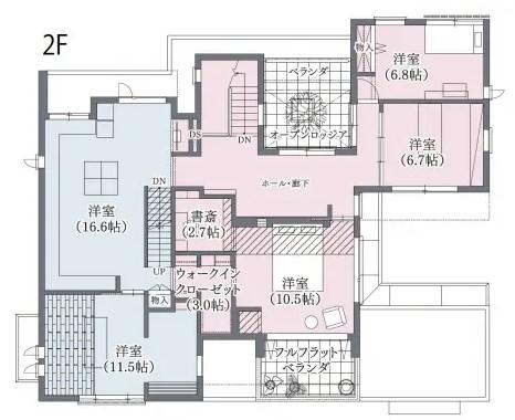 CUBIC 一宮展示場 CUBIC（2階モデル） 間取り・プラン