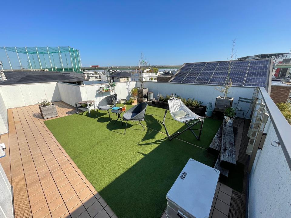 CUBIC 一宮展示場 CUBIC（2階モデル） インテリア・屋上