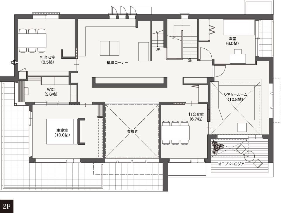 桑名展示場 ＦＲＥＸ（2階モデル） 間取り・プラン