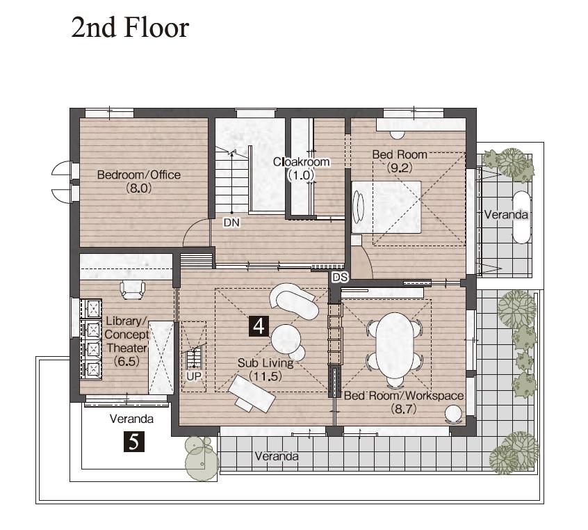 高槻展示場 RATIUS GR 間取り・プラン