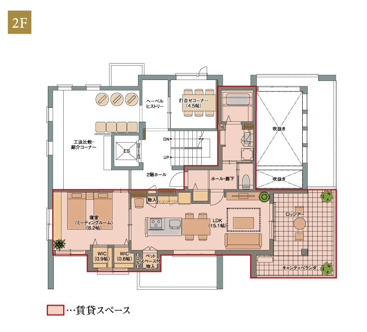 FREX4 大宮展示場（17区画） フレックス（屋上） 間取り・プラン