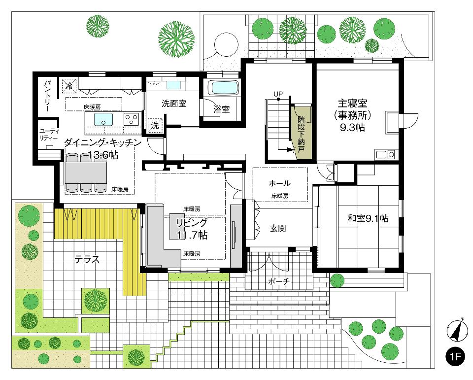 ちゅーピー住宅展示場  間取り・プラン