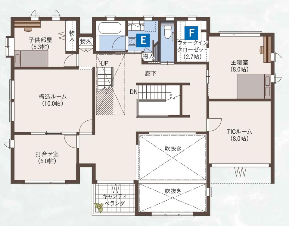 マリナ通り住宅展示場 フレックス（３階モデル） 間取り・プラン