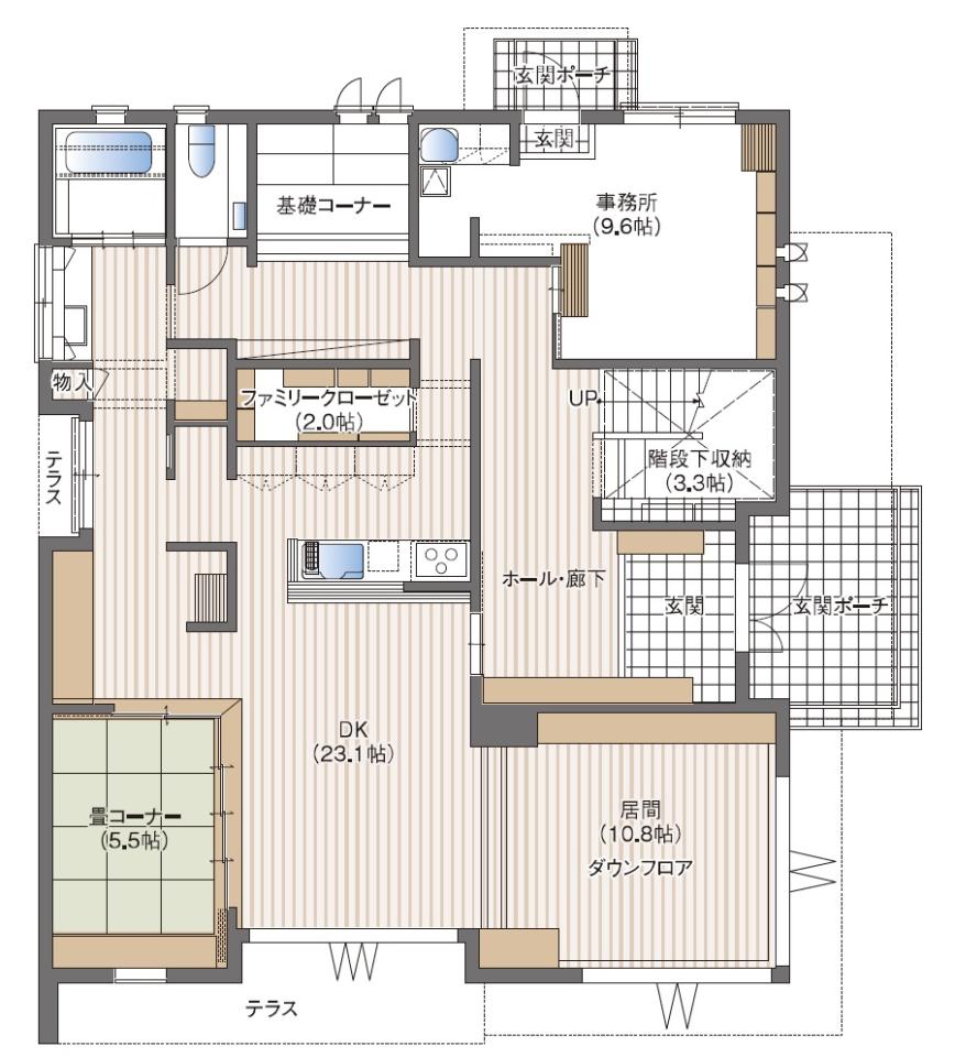 ひびきの展示場  間取り・プラン