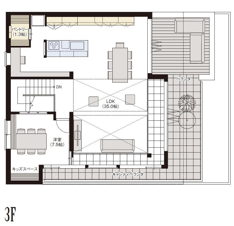 守谷 FREX展示場  間取り・プラン