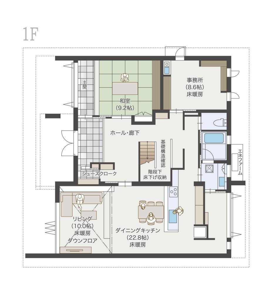 名駅北展示場 フレックス（3階モデル） 間取り・プラン