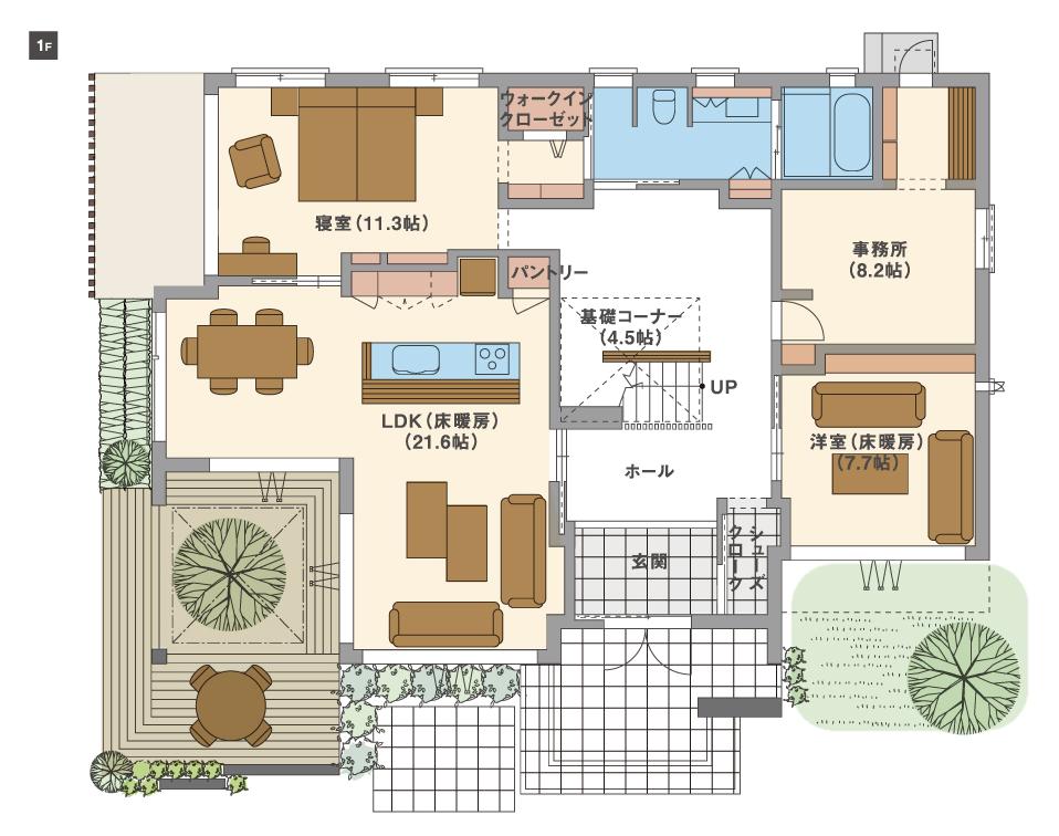 FREX3 大宮展示場(13区画） フレックス3F 間取り・プラン