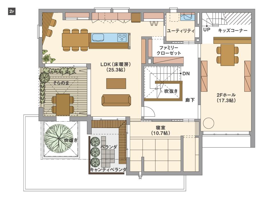 FREX3 大宮展示場(13区画） フレックス3F 間取り・プラン