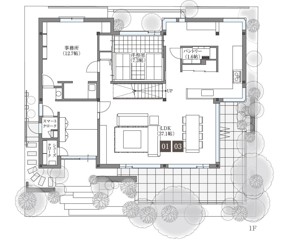 RATIUS GR 横浜展示場（区画37） RATIUS（GR） 間取り・プラン