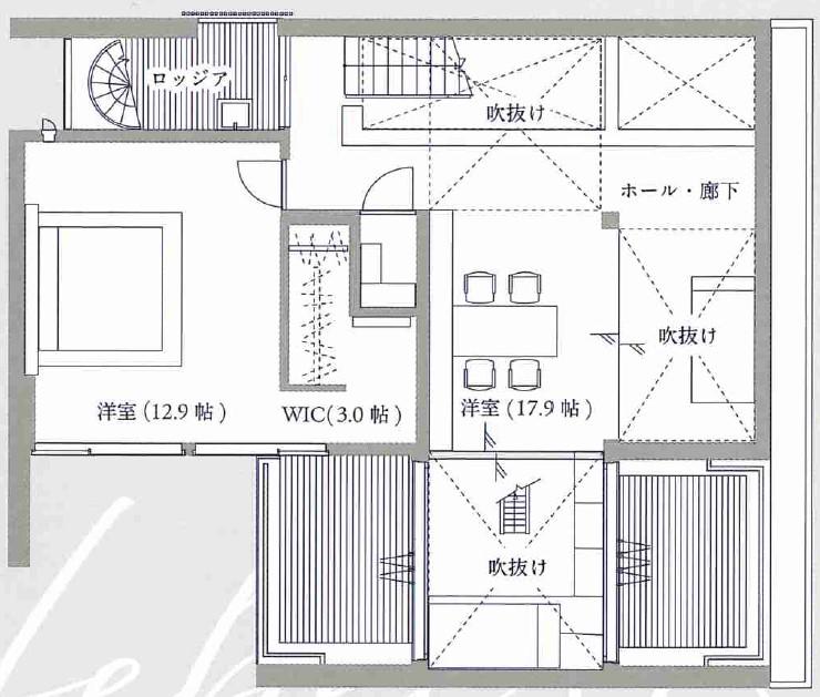たまプラーザ展示場 FREX Cut＆Gable Model 間取り・プラン