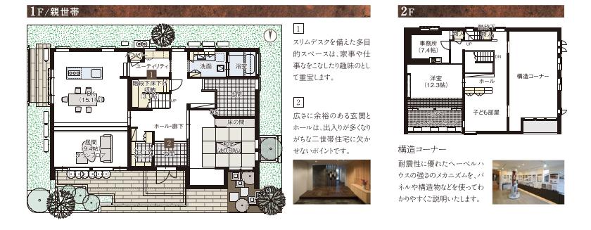 加平展示場 フレックス（３階モデル） 間取り・プラン