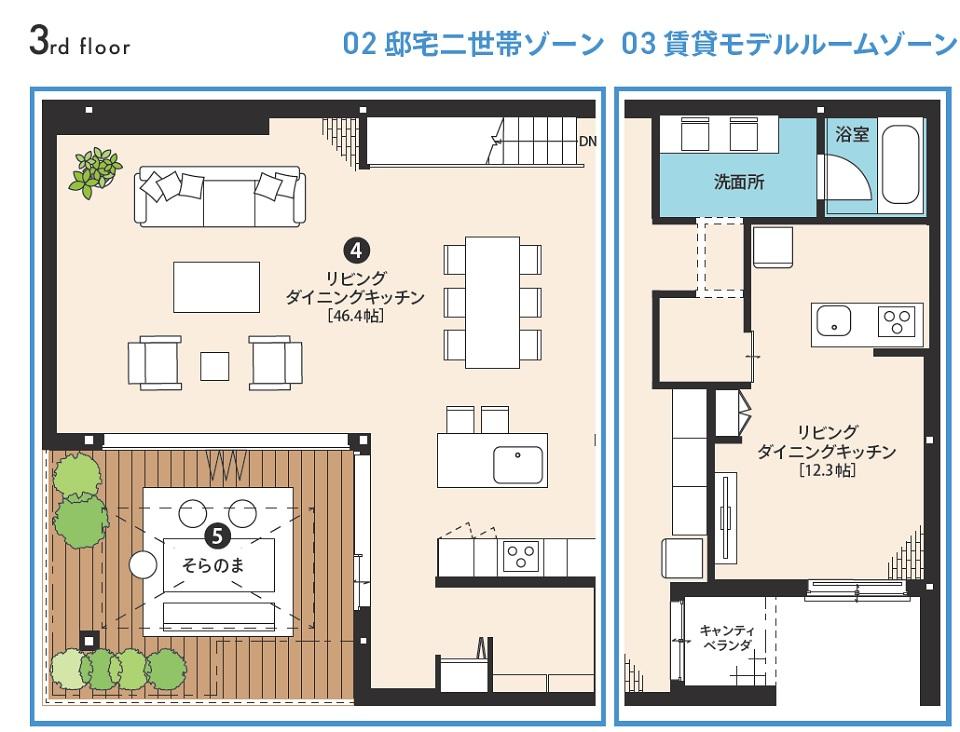 新百合ヶ丘展示場 FREX3 間取り・プラン