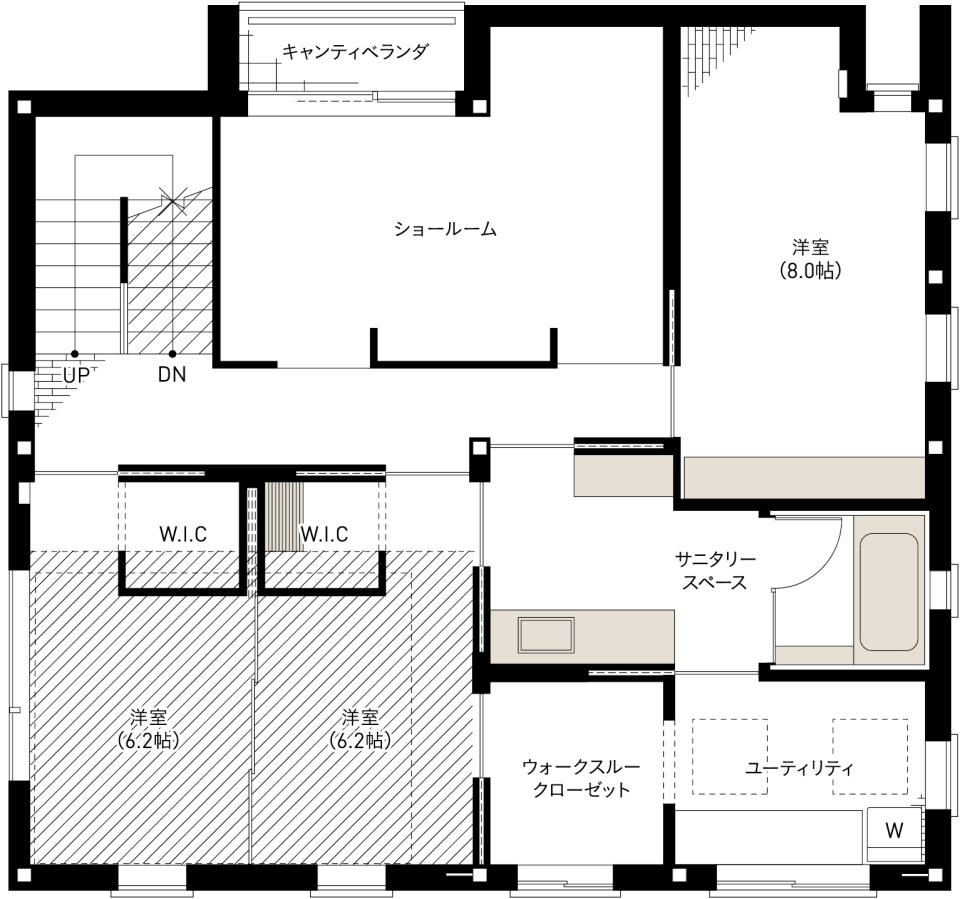 王子展示場 フレックス（３階モデル） 間取り・プラン