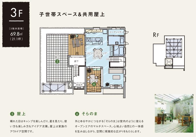 柏の葉展示場 フレックス（3階モデル） 間取り・プラン