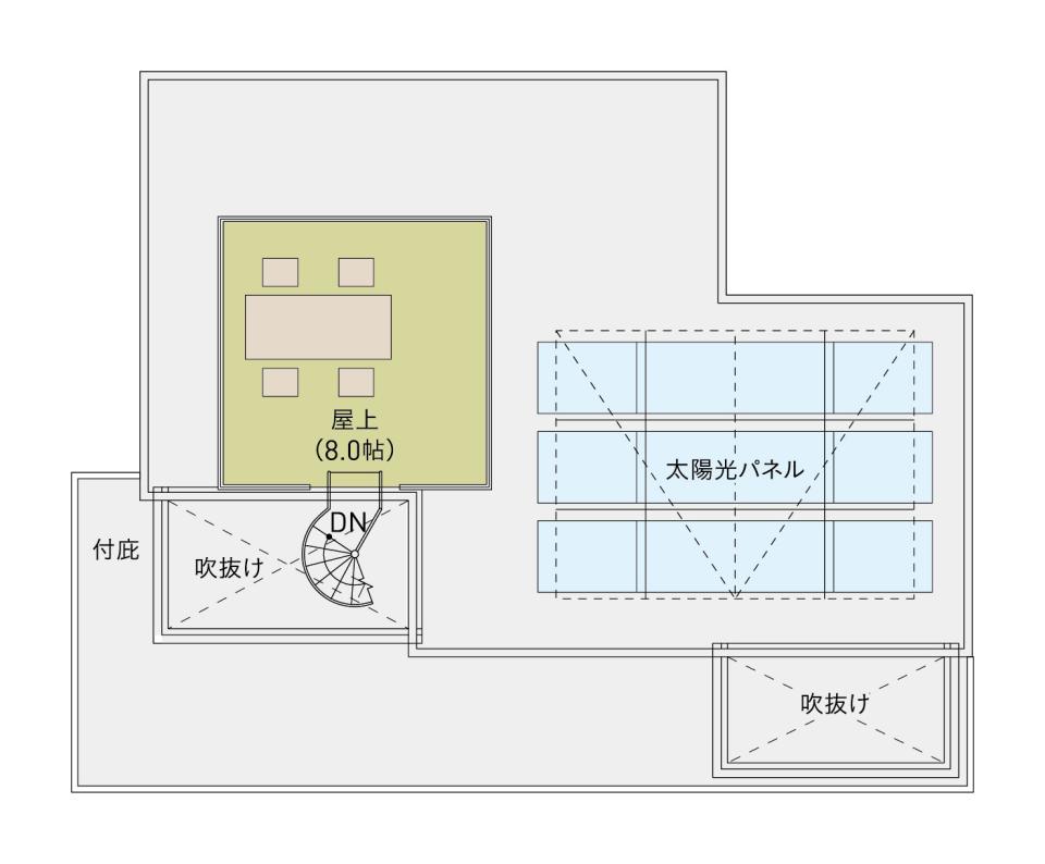 石神井展示場 フレックス（3階モデル） 間取り・プラン