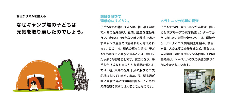 なぜキャンプ場の子どもは元気を取り戻したのでしょう。