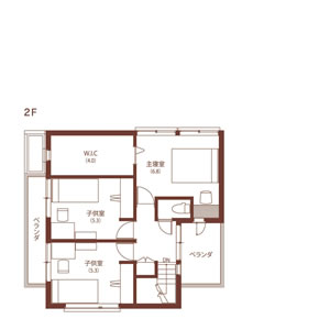 プロトタイプ間取り図2階