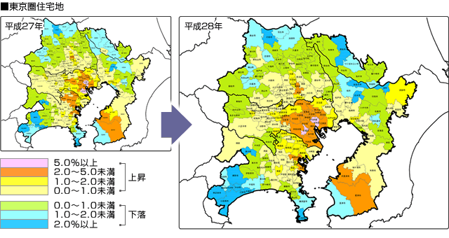 ■東京圏住宅地