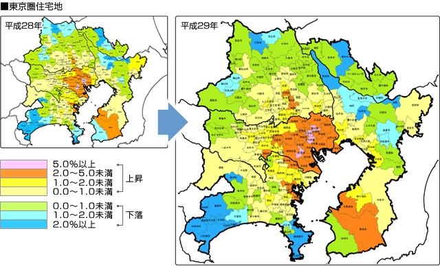 ■東京圏住宅地