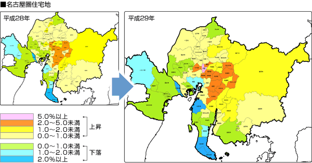 ■名古屋圏住宅地