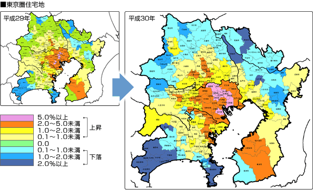 ■東京圏住宅地