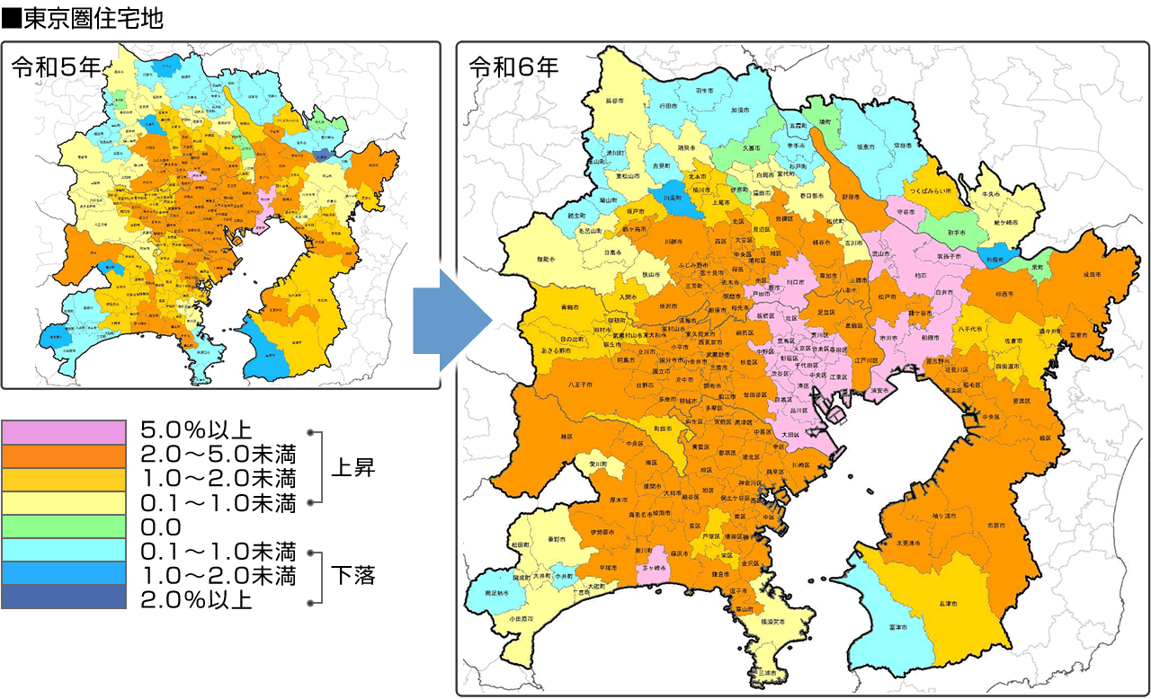 ■東京圏住宅地