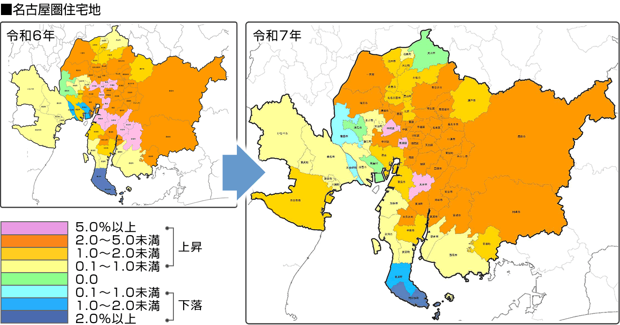 ■名古屋圏住宅地